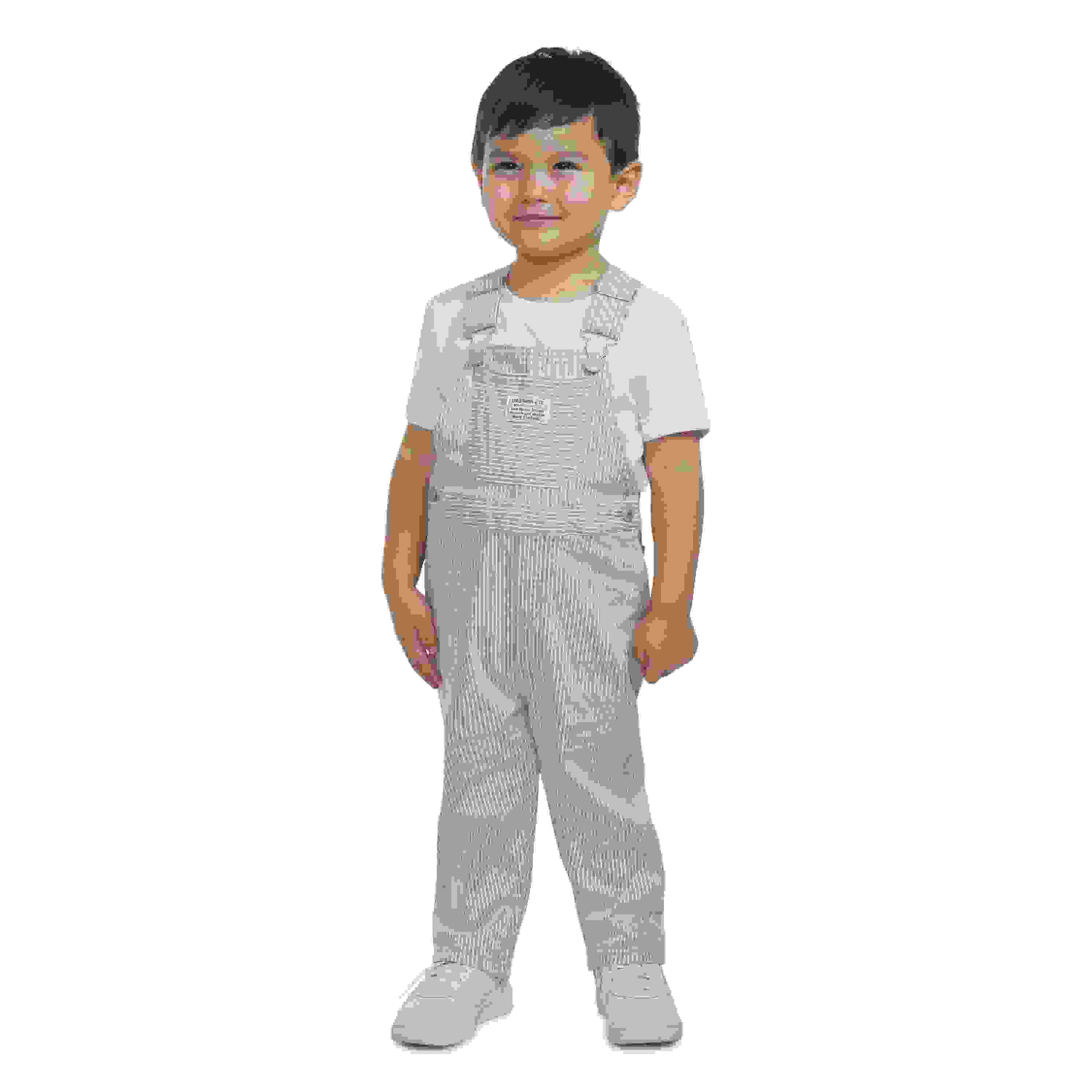 Levi's Railroad Stripe Toddler Boys' Tan Overalls